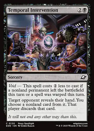 Temporal Intervention - eoe Spoiler