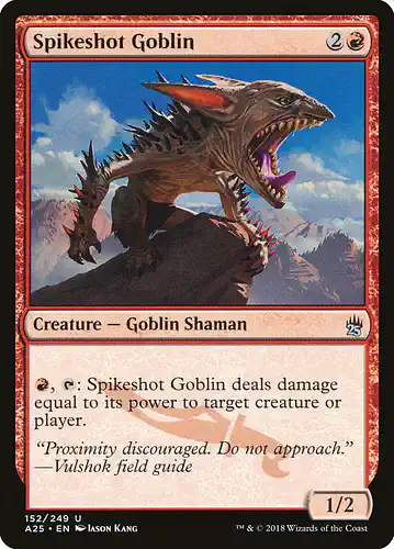 Spikeshot Goblin - a25 Spoiler