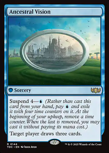 Ancestral Vision - tdc Spoiler