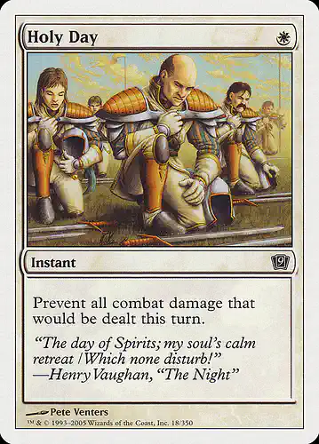 Holy Day - 9ed Spoiler