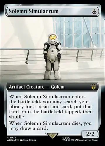 Solemn Simulacrum - who Spoiler