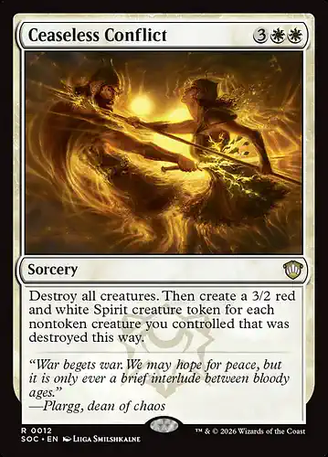 Ceaseless Conflict - soc Spoiler