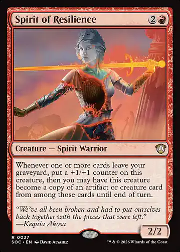 Spirit of Resilience - soc Spoiler