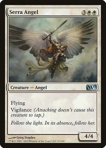 Serra Angel - m13 Spoiler
