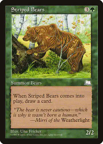 Striped Bears - wth Spoiler