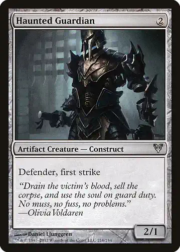 Haunted Guardian - avr Spoiler