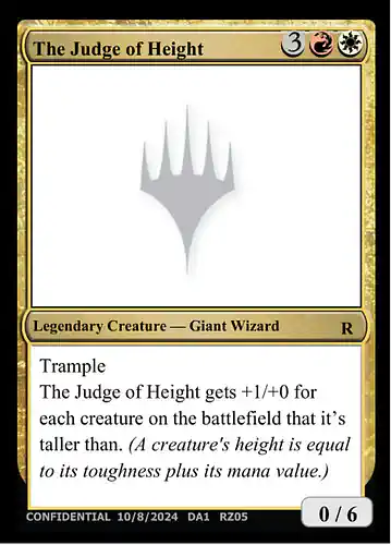 The Judge of Height - unk Spoiler