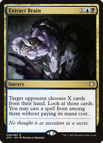 Extract Brain - afc Spoiler