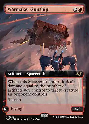 Warmaker Gunship - eoe Spoiler