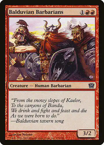 Balduvian Barbarians - 9ed Spoiler