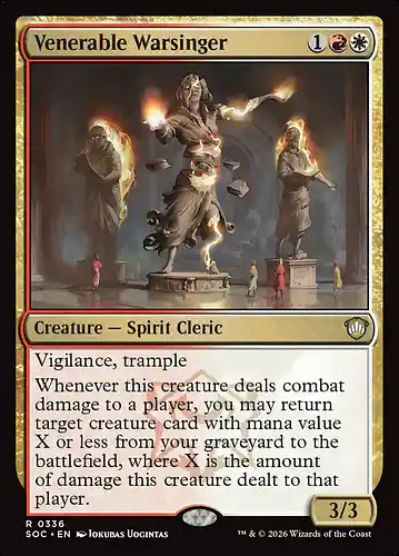 Venerable Warsinger - soc Spoiler