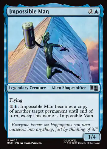 Impossible Man - msc Spoiler