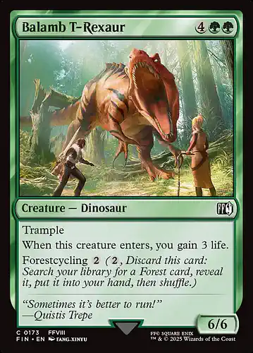 Balamb T-Rexaur - fin Spoiler