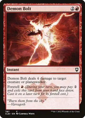 Demon Bolt - clb Spoiler