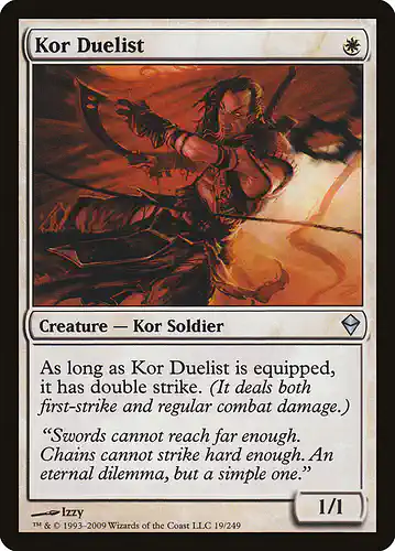 Kor Duelist - zen Spoiler