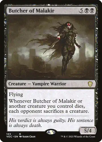 Butcher of Malakir - voc Spoiler