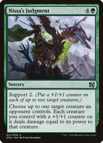 Nissa's Judgment - ddu Spoiler