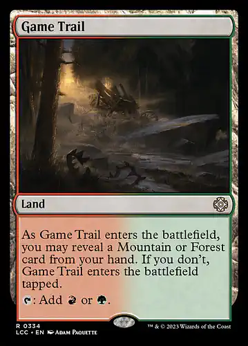 Game Trail - lcc Spoiler