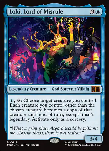 Loki, Lord of Misrule - msc Spoiler