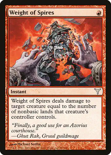 Weight of Spires - dis Spoiler
