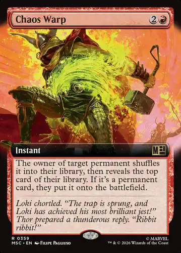 Chaos Warp - msc Spoiler