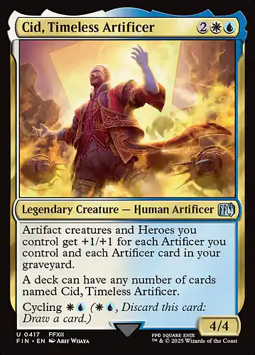 Cid, Timeless Artificer - fin Spoiler