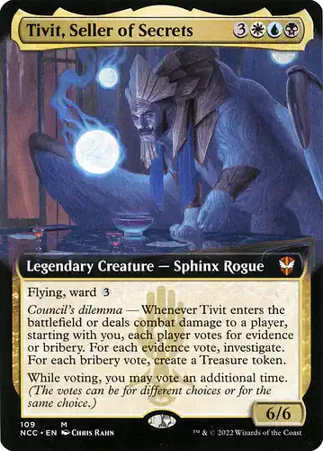 Tivit, Seller of Secrets - ncc Spoiler