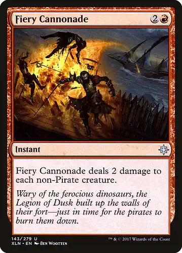 Fiery Cannonade - xln Spoiler
