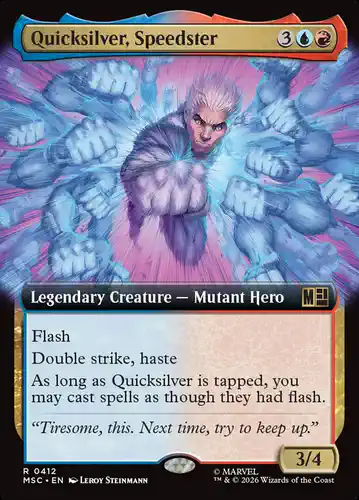 Quicksilver, Speedster - msc Spoiler