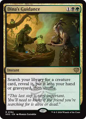Dina's Guidance - sos Spoiler