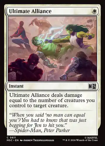 Ultimate Alliance - msc Spoiler