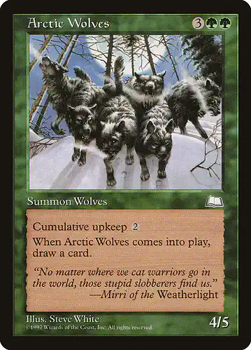 Arctic Wolves - wth Spoiler