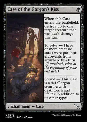 Case of the Gorgon's Kiss - mkm Spoiler