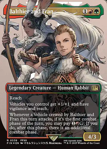 Balthier and Fran - fin Spoiler