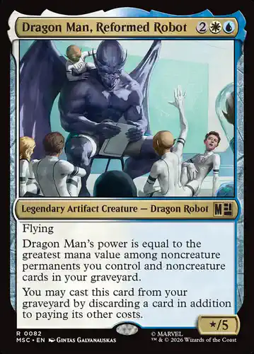Dragon Man, Reformed Robot - msc Spoiler