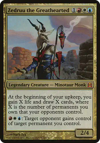 Zedruu the Greathearted - cmd Spoiler