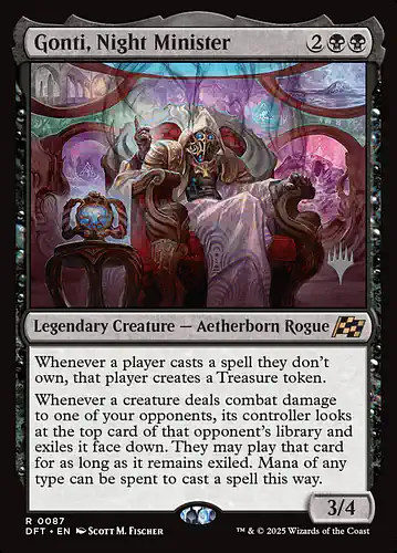 Gonti, Night Minister - dft Spoiler
