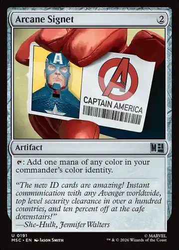 Arcane Signet - msc Spoiler