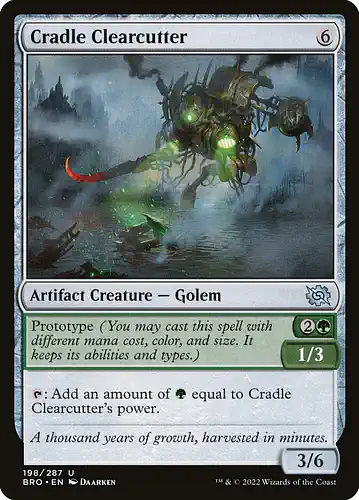 Cradle Clearcutter - bro Spoiler