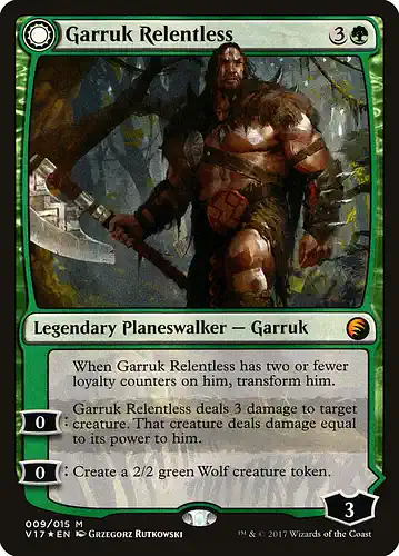 Garruk Relentless - v17 Spoiler