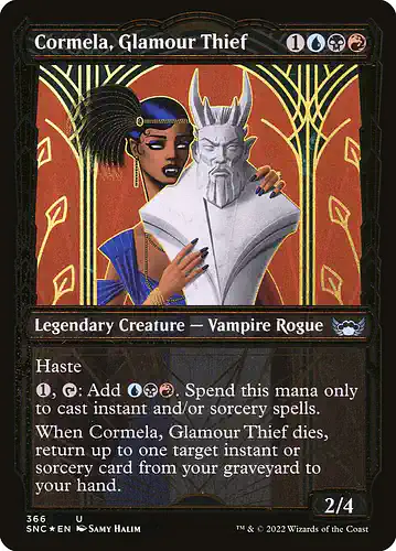 Cormela, Glamour Thief - snc Spoiler