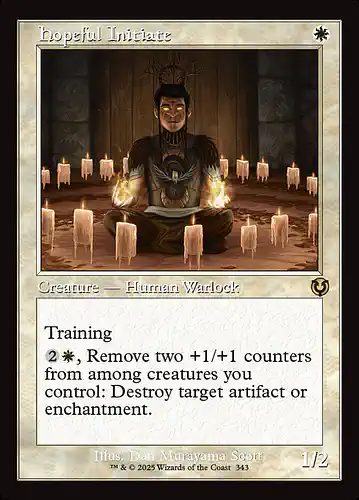 Hopeful Initiate - inr Spoiler