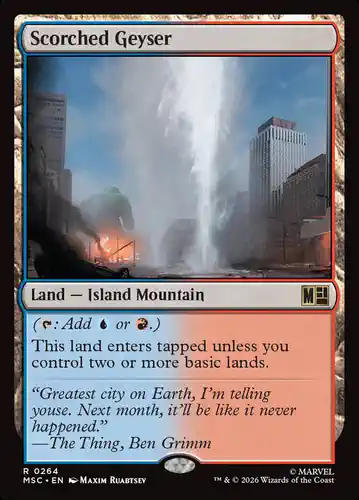 Scorched Geyser - msc Spoiler