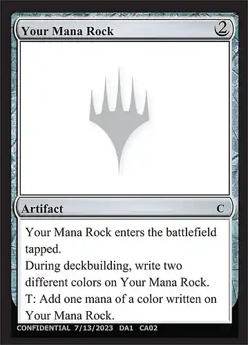 Your Mana Rock - unk Spoiler