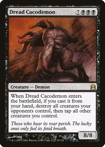 Dread Cacodemon - cmd Spoiler