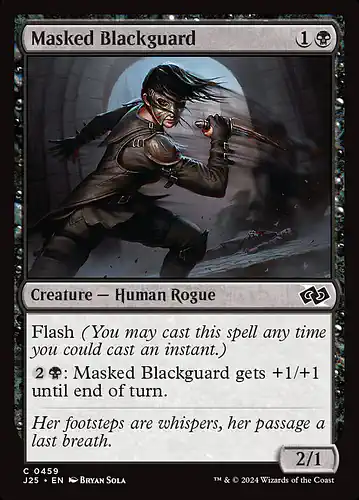 Masked Blackguard - j25 Spoiler