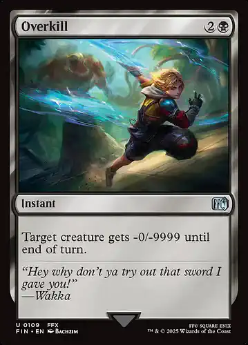 Overkill - fin Spoiler