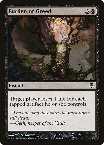 Burden of Greed - dst Spoiler