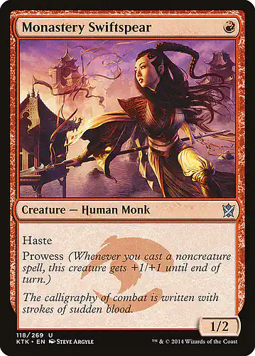 Monastery Swiftspear - ktk Spoiler