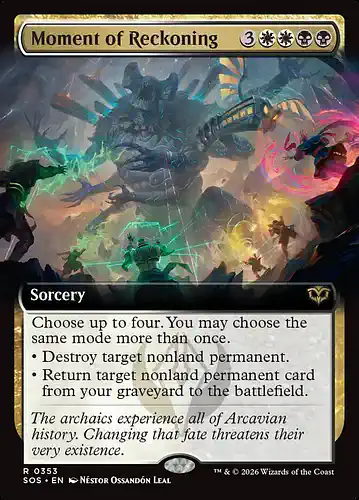 Moment of Reckoning - sos Spoiler
